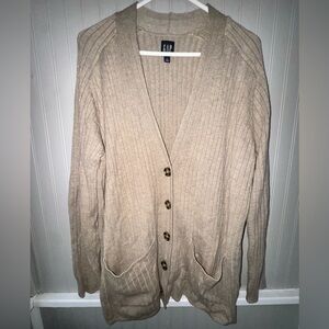 GAP Tan Women's Cardigan Sweater